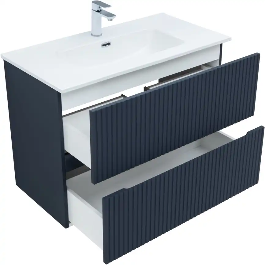 Тумба под раковину Aquanet Джейн 90 маренго 313303 фото 9