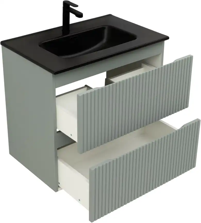 Тумба под раковину Aquanet Джейн (Flat) 70 мисти грин, подвесная, 335433 фото 4