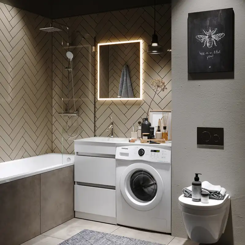 Зеркало Aqwella Vision 70х70 VIS0207AH с подстветкой, бесконтактный сенсор, с подогревом фото 2