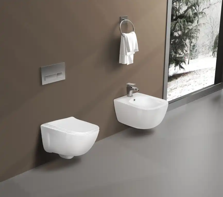 Унитаз с инсталляцией Aquatek Дива SET AQUATEK ДИВА-019 4в1 с сиденьем Микролифт и клавишей смыва Хром матовый фото 11
