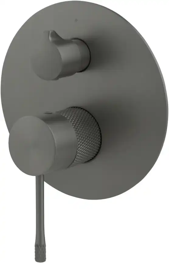 Смеситель для душа Allen Brau Priority 4.0 5.31C11-MG (с внутренней частью, 2 выхода) графит браш фото 1