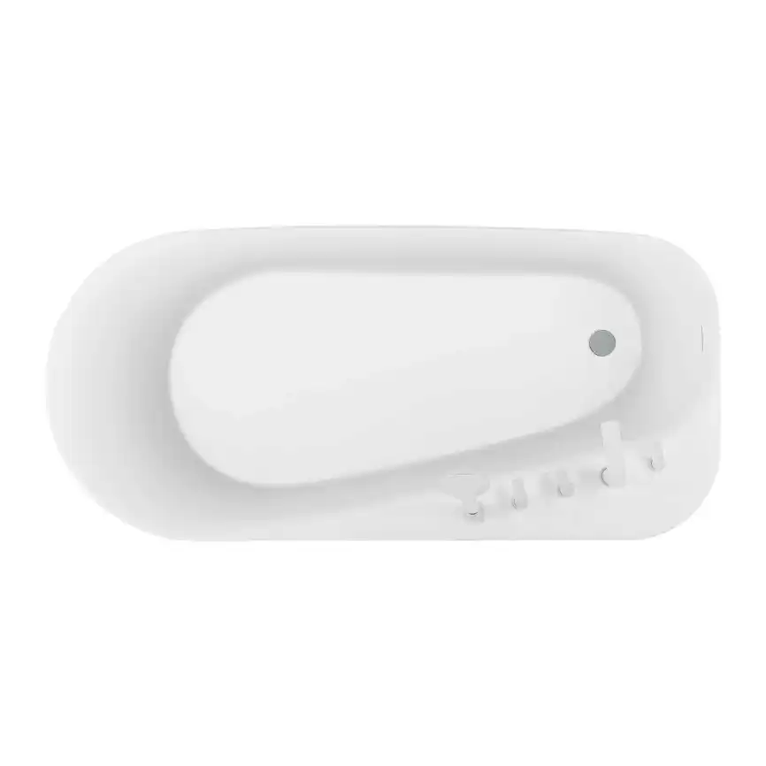 Акриловая отдельностоящая ванна Aquatek Прима 170х80 см, AQ-1115780, белая глянцевая фото 3