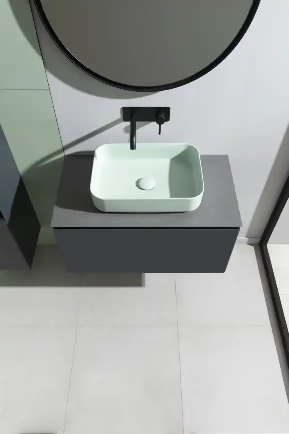 Тумба под раковину Allen Brau Infinity 85 1.21002.AM антрацит матовый фото 26