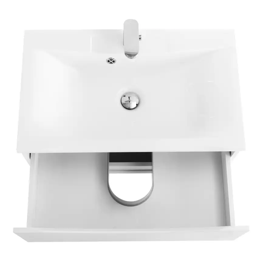 Тумба под раковину BelBagno MARINO-750-2C-SO-BO-P подвесная Bianco Opaco фото 5