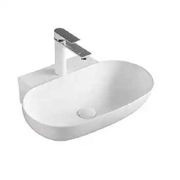 Умывальник CeramaLux 9234 570х400х120 цвет Белый фото 8