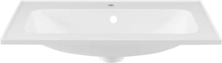 Раковина Aquanet Арт 75 318925 прямоугольная, Белая глянцевая фото 7