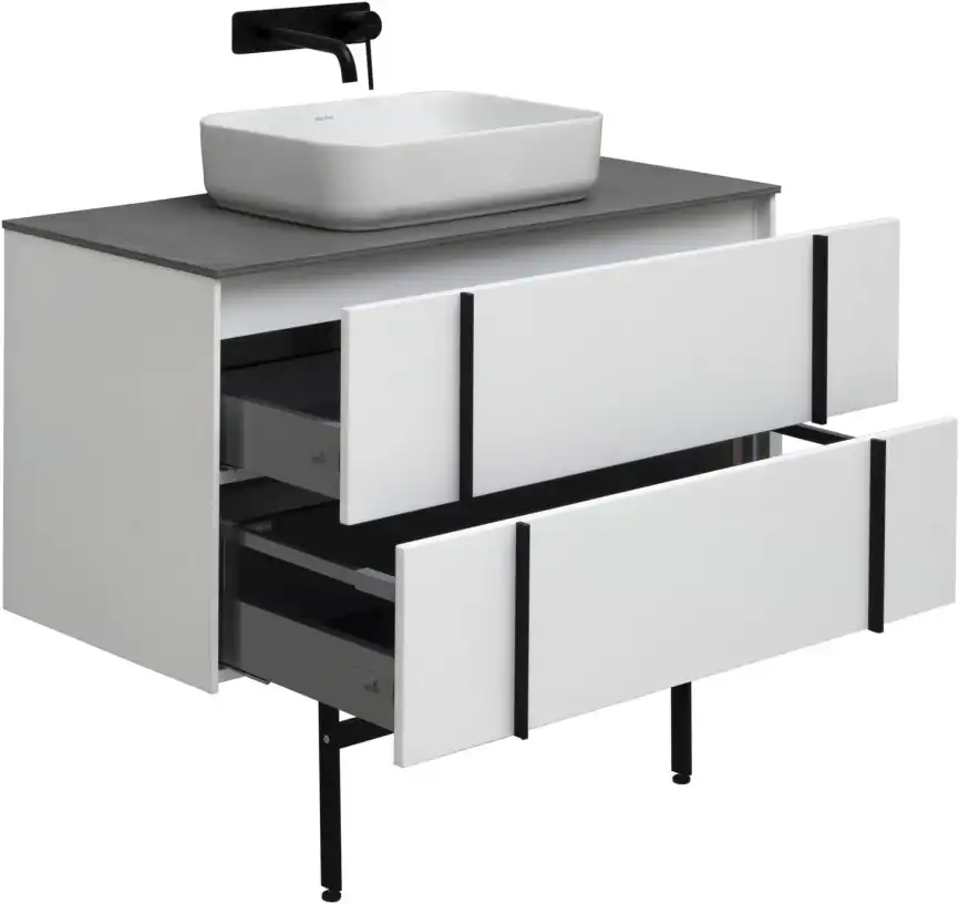 Тумба под раковину Allen Brau Reality 100 1.32007.WM белый матовый фото 31