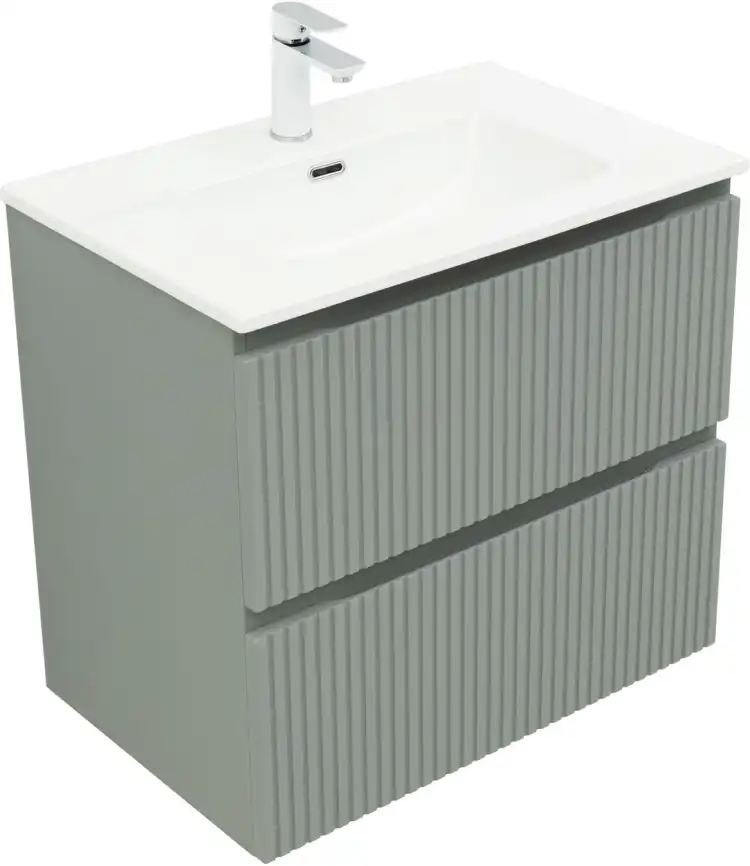 Тумба под раковину Aquanet Джейн (Flat) 70 мисти грин, подвесная, 335433 фото 7
