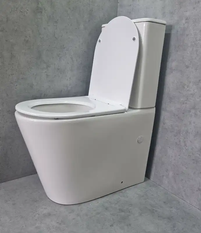 Унитаз-компакт CeramaLux TR2178, безободковый, с бачком и сидением микролифт (Система смыва торнадо) фото 3