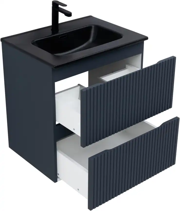 Тумба под раковину Aquanet Джейн (Flat) 60 маренго, подвесная, 335427 фото 4