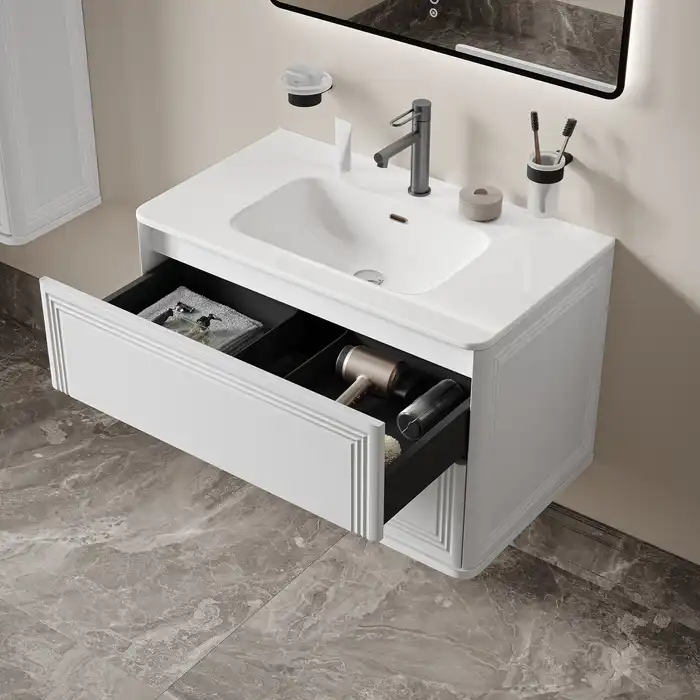 Тумба с раковиной IDDIS Oxford Neo 80, подвесная, Белая, OXN80W0i95K фото 14