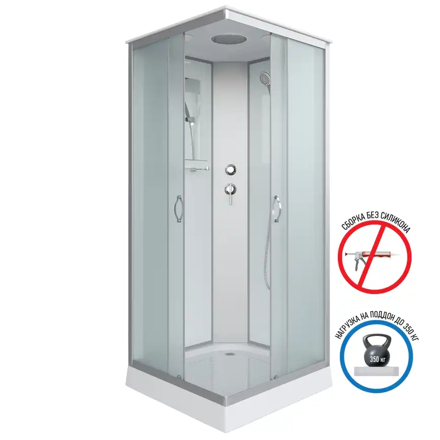 Душевая кабина Niagara Classic 90х90х215 NG-1101-14 низкий поддон, без гидромассажа, 11011423 фото 1