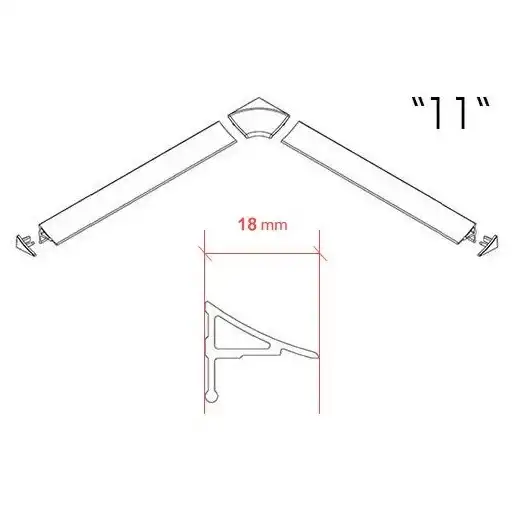 Набор заглушек и уголков Ravak 11 B460000001 фото 2