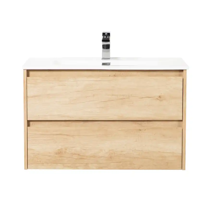 Тумба под раковину BelBagno KRAFT-900-2C-SO-RNN подвесная Rovere Nebrasca Nature фото 2
