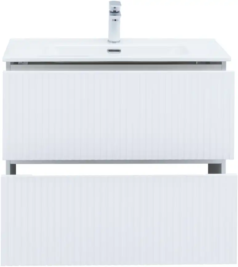 Тумба под раковину Aquanet Джейн 80 белый матовый фото 6