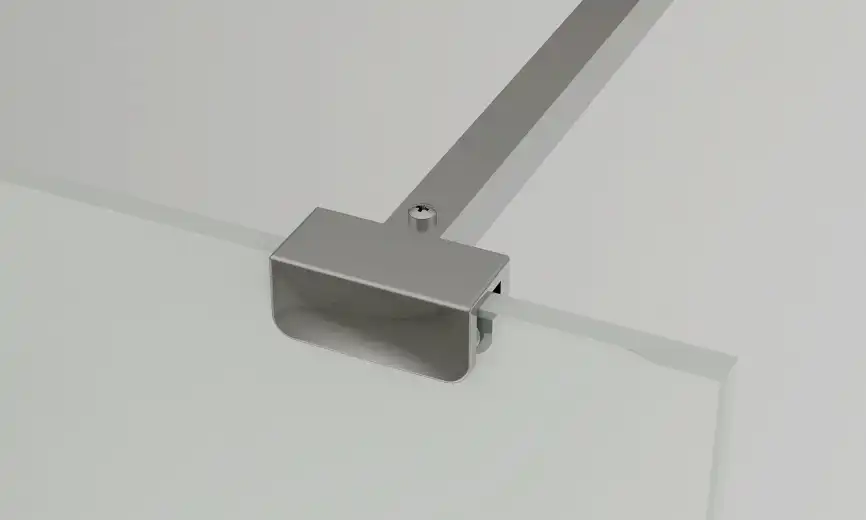 Душевая перегородка Loranto Walk-in 200 CS-W04C-70, профиль хром, стекло Прозрачное фото 2