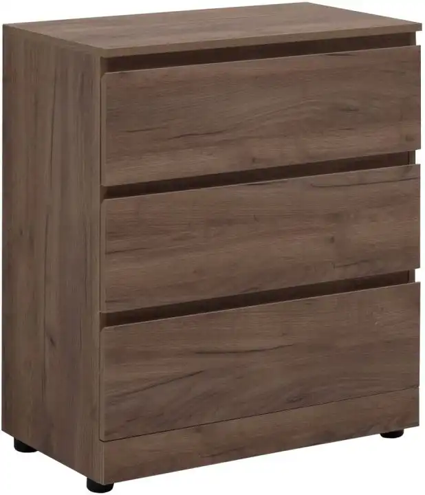 Комод Aquanet Сканди 700x400 Дуб крафт (3 ящика) 302550 фото 1