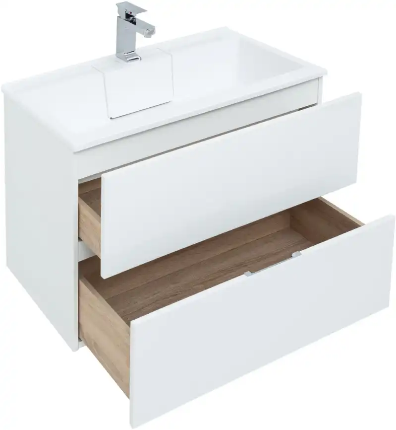 Тумба под раковину Aquanet Алвита 90 белый 235340 фото 4