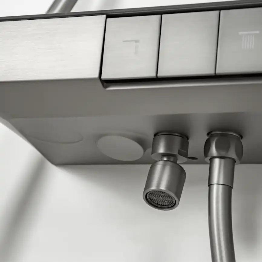 Душевая система AVS Torrent 804-020-GM, оружейная сталь фото 11