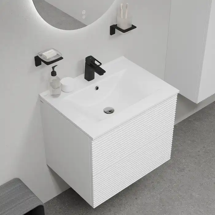 Тумба с раковиной IDDIS Bild 60, подвесная, Белая, BIL60W0i95K фото 12