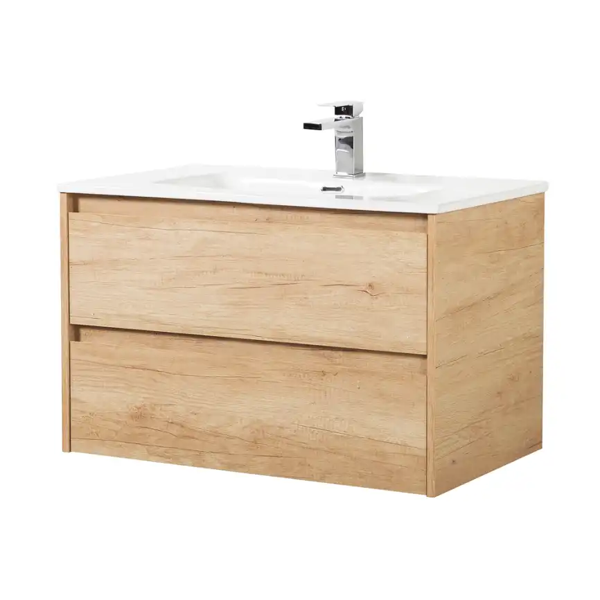 Тумба под раковину BelBagno KRAFT-900-2C-SO-RNN подвесная Rovere Nebrasca Nature фото 1