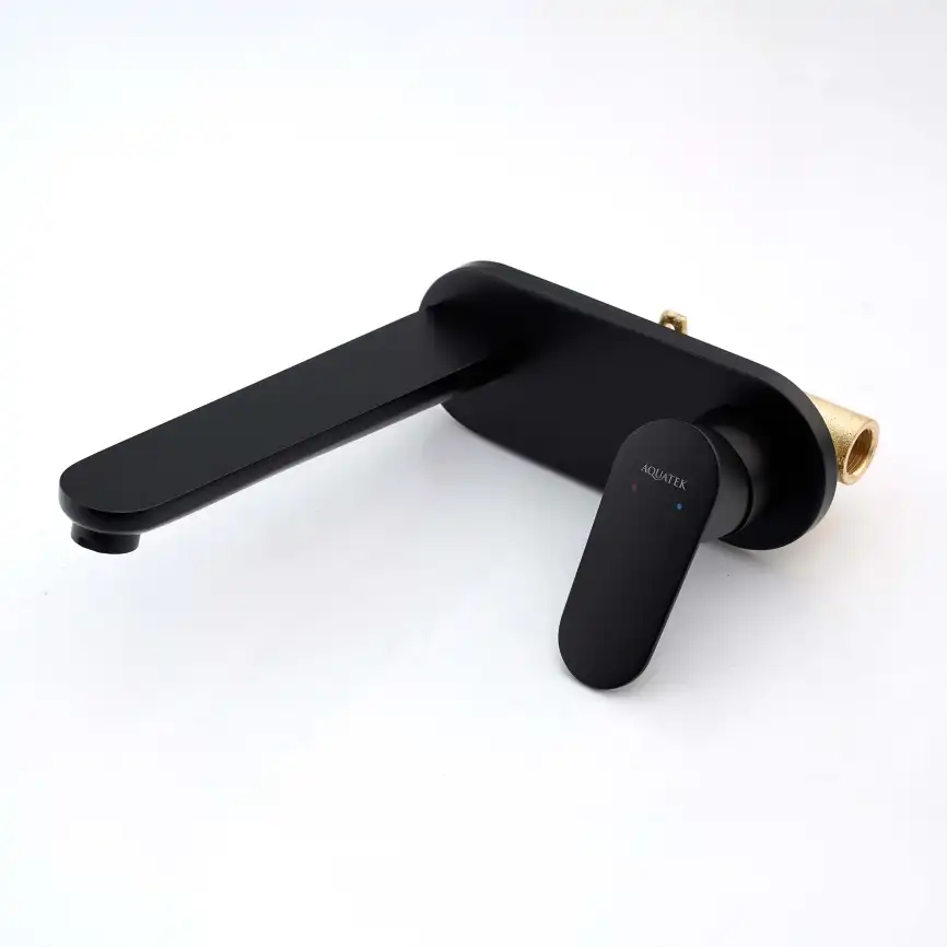 Смеситель для раковины Aquatek Ника AQ1813MB, Черный матовый фото 4