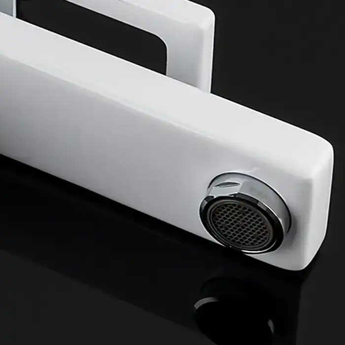 Смеситель для раковины Gappo G1017-8, Белый / Хром фото 5