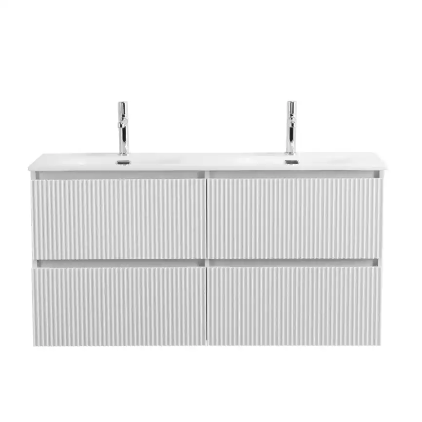 Тумба под раковину BelBagno UNO-1200-4C-SO-BO подвесная, Bianco Opaco фото 1