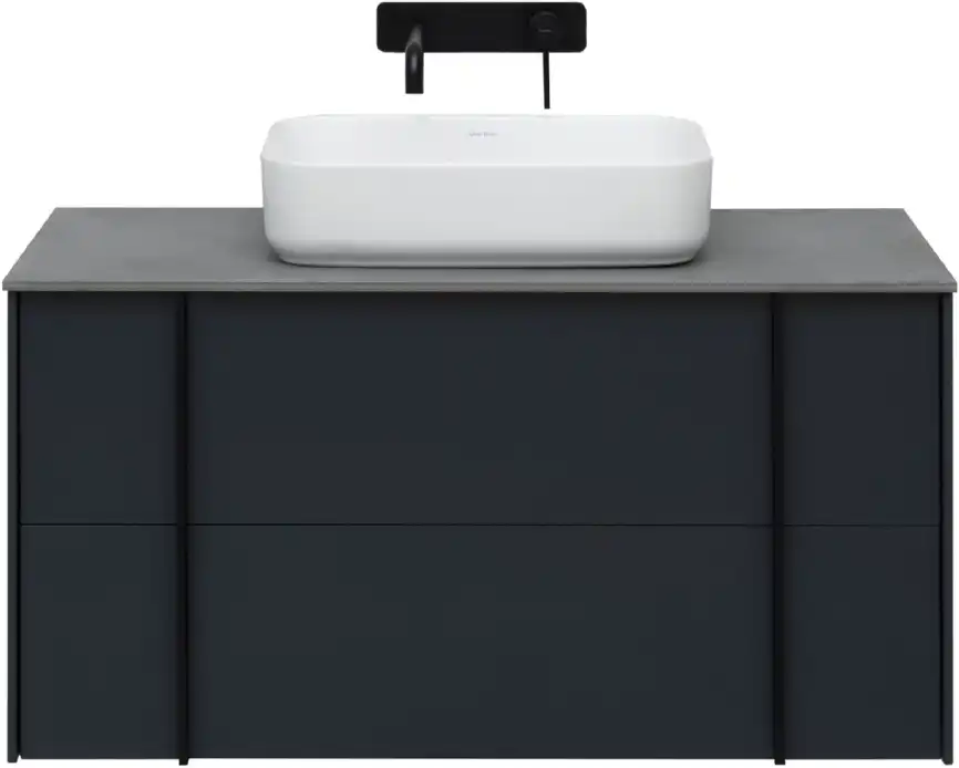 Тумба под раковину Allen Brau Reality 100 1.32007.AM антрацит матовый фото 22