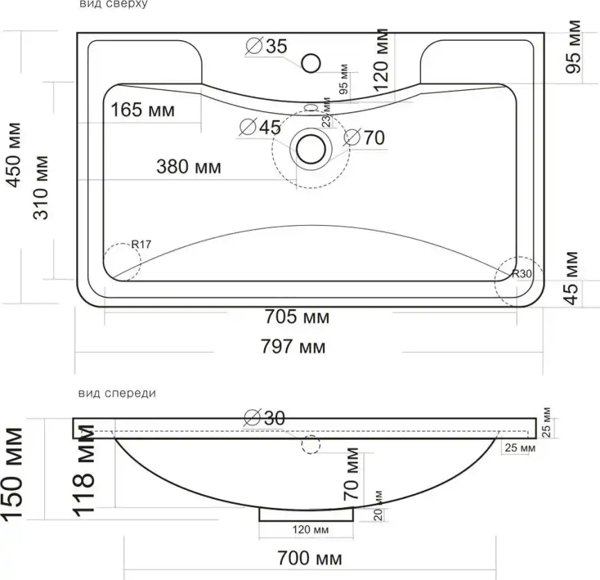 Тумба под раковину Grossman Адель 80 напольная, белая глянцевая (108007) фото 8