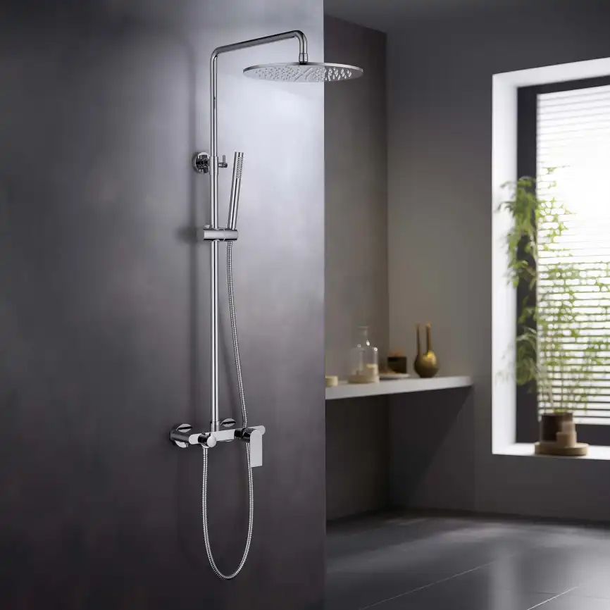 Душевая система Aquatek ЛИРА AQ2440CR, Хром фото 10