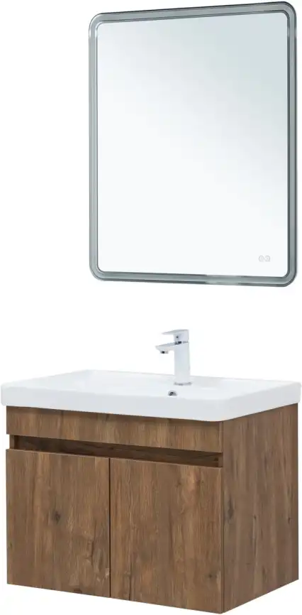 Тумба под раковину Aquanet Оптима 70 дуб рустикальный , 344796 фото 11