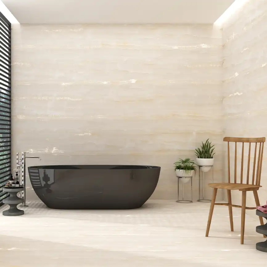 Керамогранит AVS Hirano 60x120 карвинг, бежевый фото 2