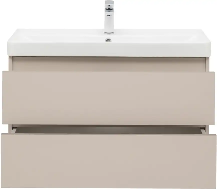 Тумба под раковину Aquanet Вега 2.0 90 бежевый, подвесная, 337944 фото 7