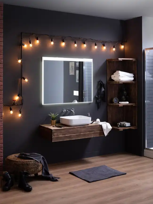 Раковина накладная Aquanet SOUL-1 50х40х13,5 прямоугольная, Белая глянцевая фото 14