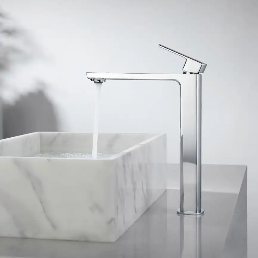 Смеситель для накладной раковины Vincea Next VBF-1N2CH однорычажный, хром фото 6