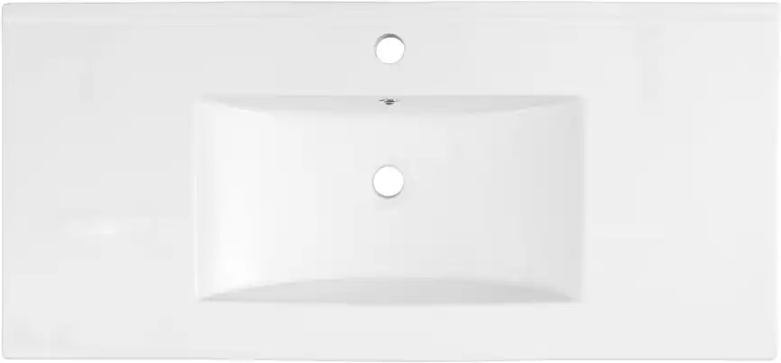 Раковина Aquanet Flow 100, белая, 347433 фото 3