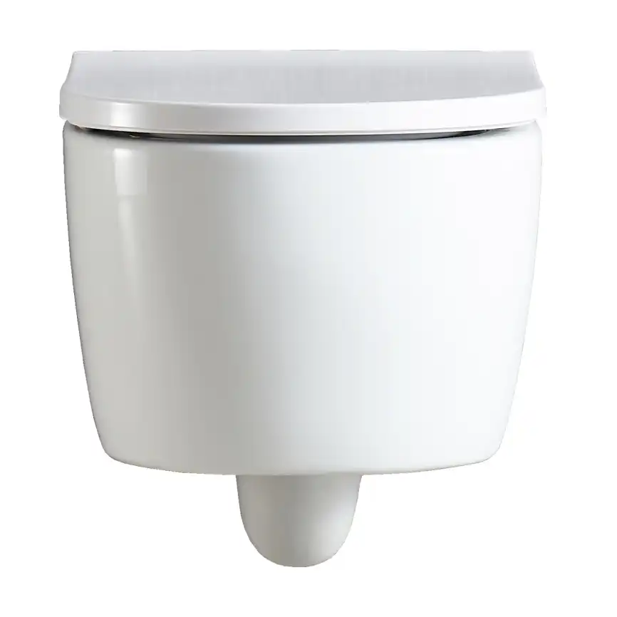 Подвесной унитаз Azario Ollin AZ-1293WH безободковый, с сиденьем микролифт, Белый глянцевый фото 4