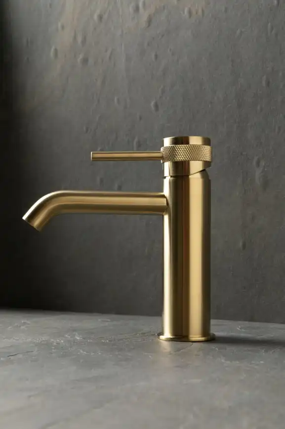 Смеситель для раковины Allen Brau Priority 5.31A01-GB золото фото 7