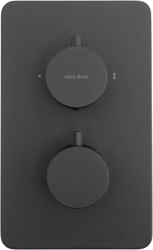 Смеситель для ванны Allen Brau Priority 5.3U123-31 (с внутренней частью, 3 выхода) черный матовый фото 6