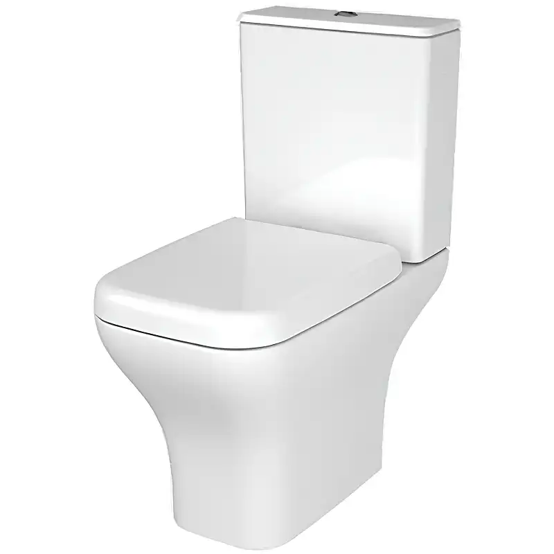 Унитаз компакт Vitra Polar Open-Back 9843B003-7201 с бачком и сиденьем Микролифт фото 1