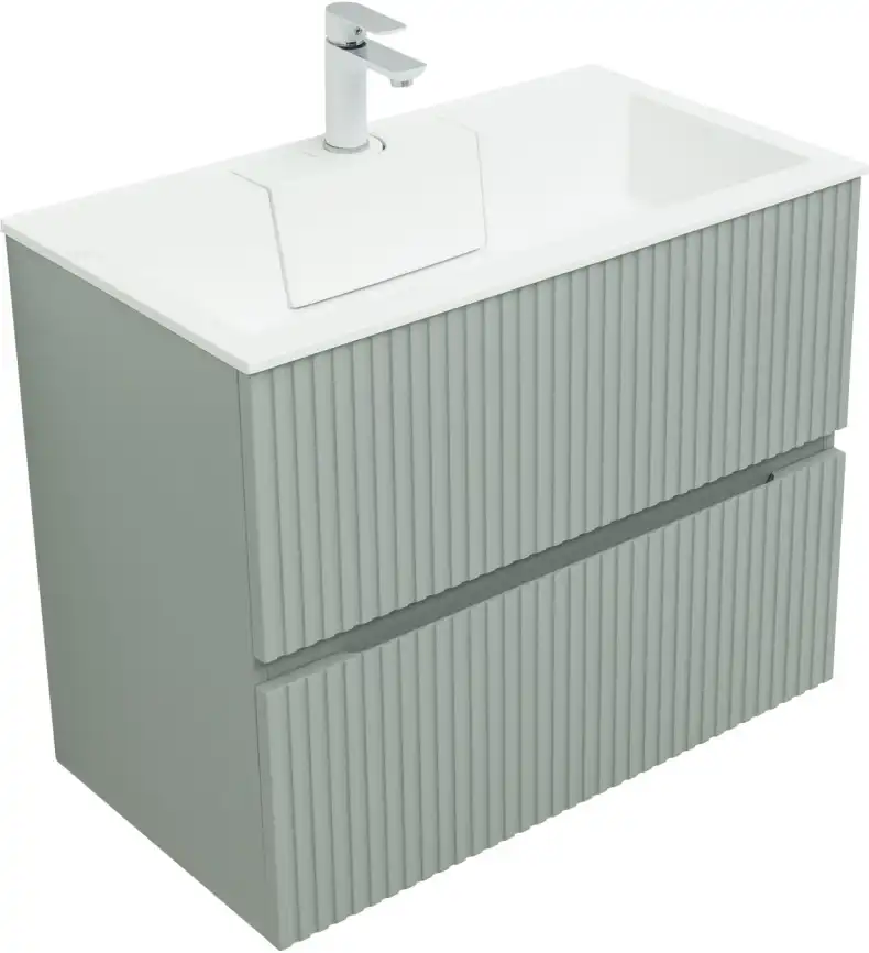 Тумба под раковину Aquanet Джейн 80 мисти грин фото 5