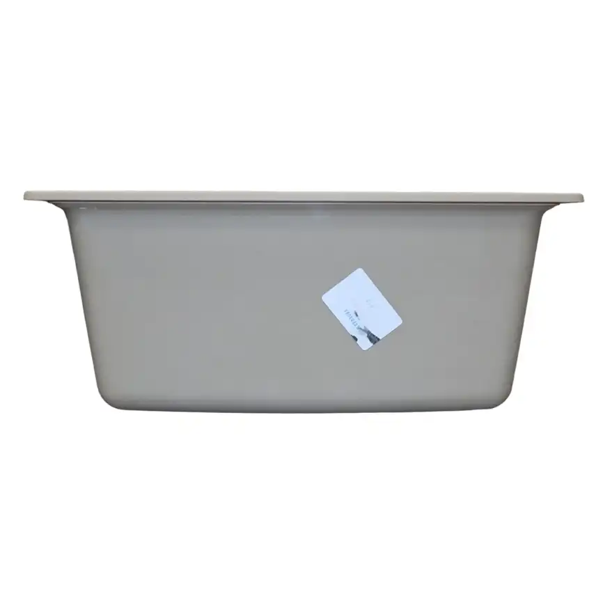 Кухонная мойка AZARIO Milas 480х420х197 кварцевая, прямоугольная, цвет Песочный: CS00097666 фото 3