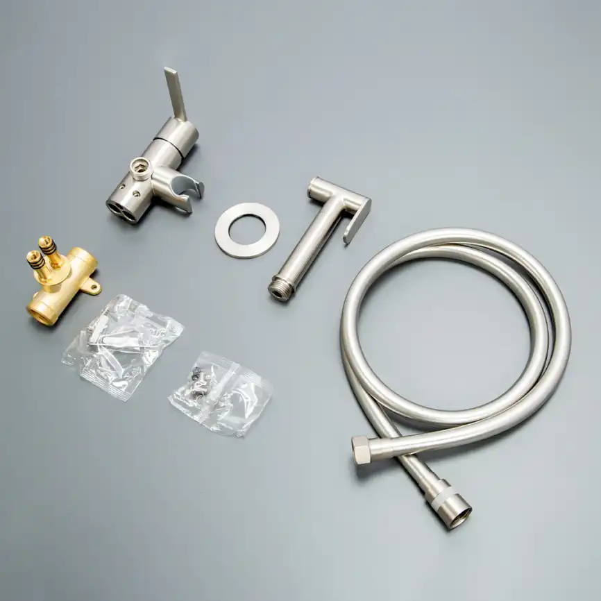 Гигиенический душ со смесителем AVS Elegant 811-431-BN, брашированный никель фото 13