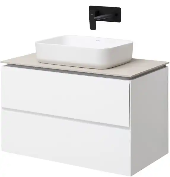 Тумба под раковину Allen Brau Infinity 85 1.21001.WM белый матовый фото 15