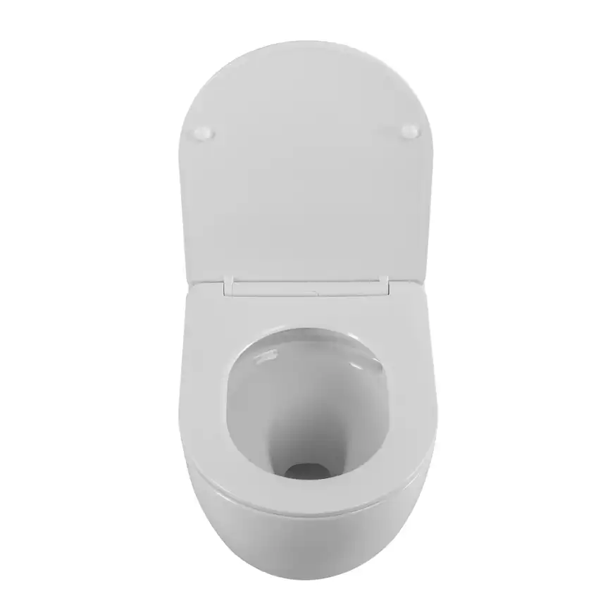 Подвесной унитаз CEZARES STYLUS-TOR CZR-6601-TH-TOR/SC, со смывом TORNADO, с сиденьем микролифт фото 6