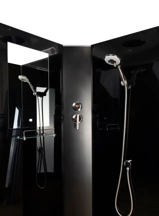 Душевая кабина Niagara Classic 90х90х200 NG-6508-14BK высокий поддон, без гидромассажа, 65081434BK фото 4