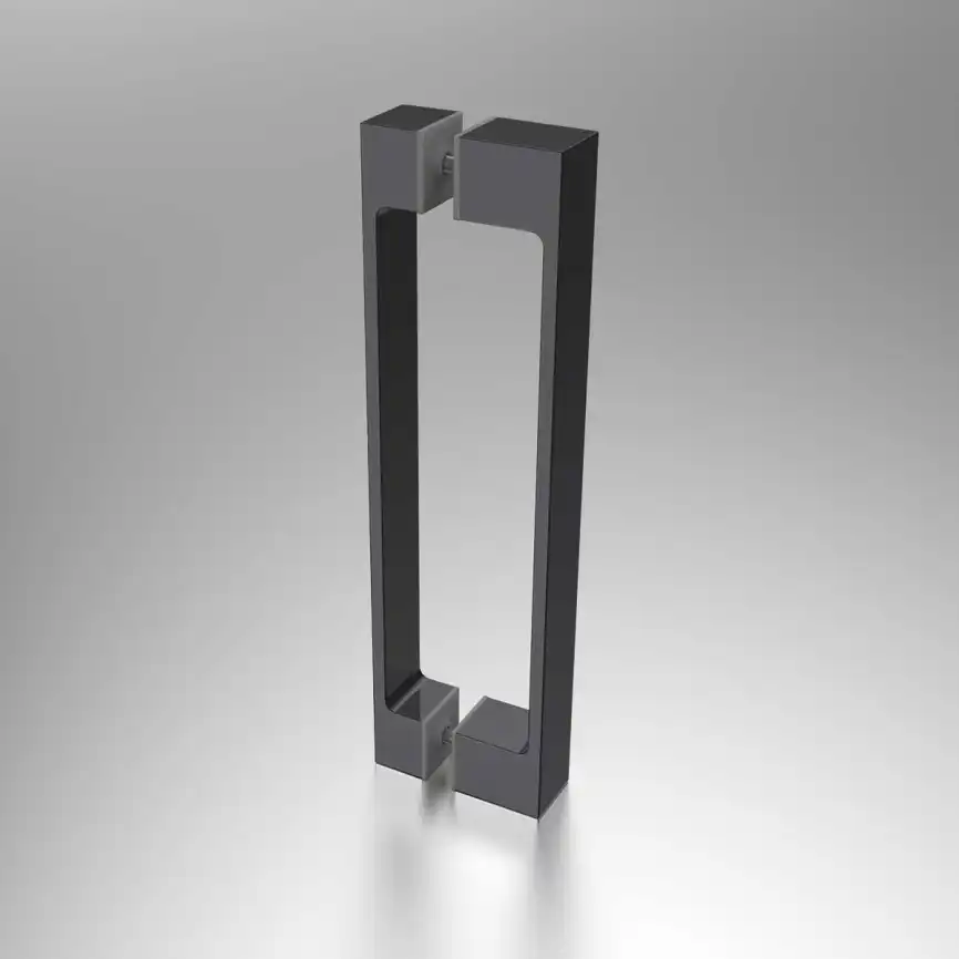 Душевая дверь Vincea Alpha 90 VDP-3AL900CLGM, распашная, профиль вороненая сталь, стекло прозрачное фото 5
