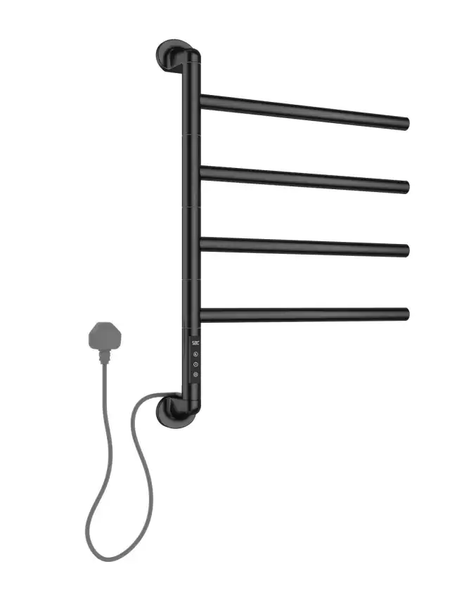 Полотенцесушитель электрический Allen Brau Liberty 683х489 7.33000-GM, графит матовый фото 1