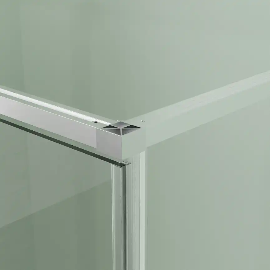 Душевой уголок Azario MALE SQR 100х100 AZ-J50-100-MGR-CL, профиль графит матовый, стекло Прозрачное фото 5